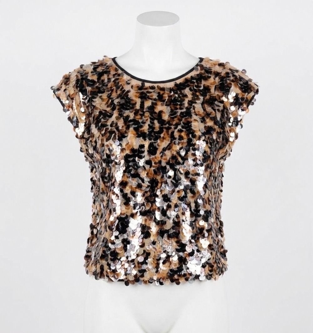 NEW EMILY MCCARTHY hatti tank top in tortoise